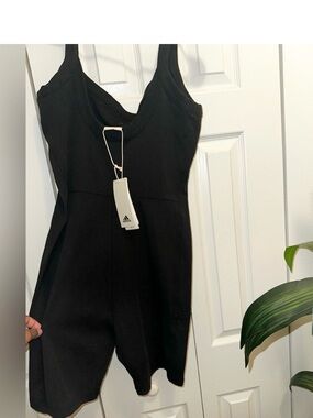 adidas Black Sleeveless short Jumpsuit